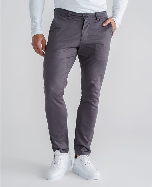 Calça Alfaiataria Brooklyn Sarja Cinza