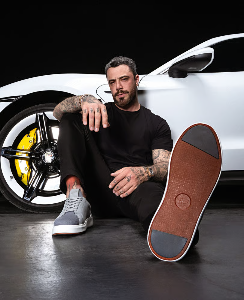 Tenis Casual Cinza RS Knit GT Felipe Titto