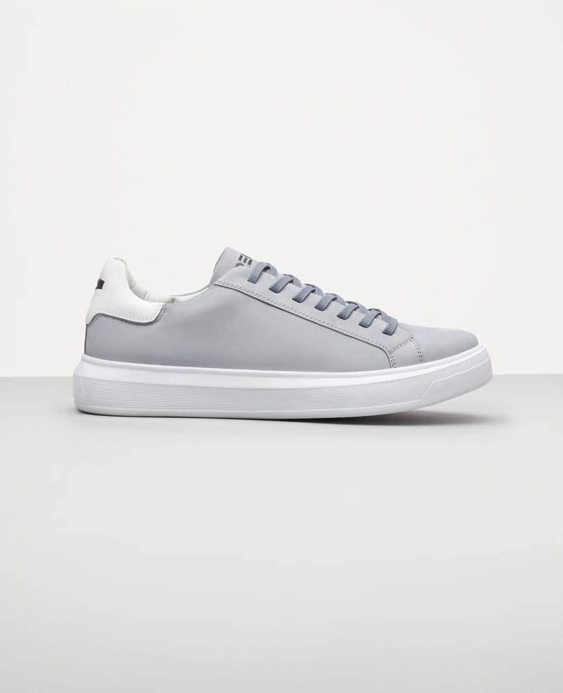 Tenis casual nobuck cinza RS8 Reise vista 3 4