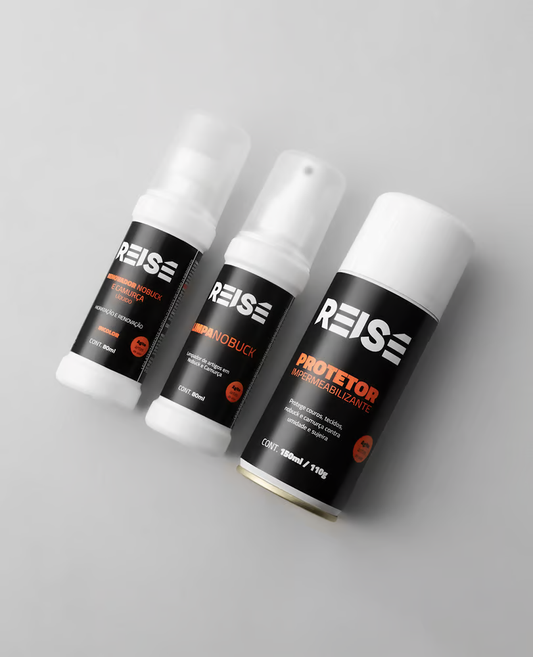 Kit Limpeza Conservação e Impermeabilização do Couro Nobuck