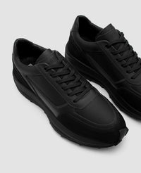 Tênis de Couro All Black 911 Carrera