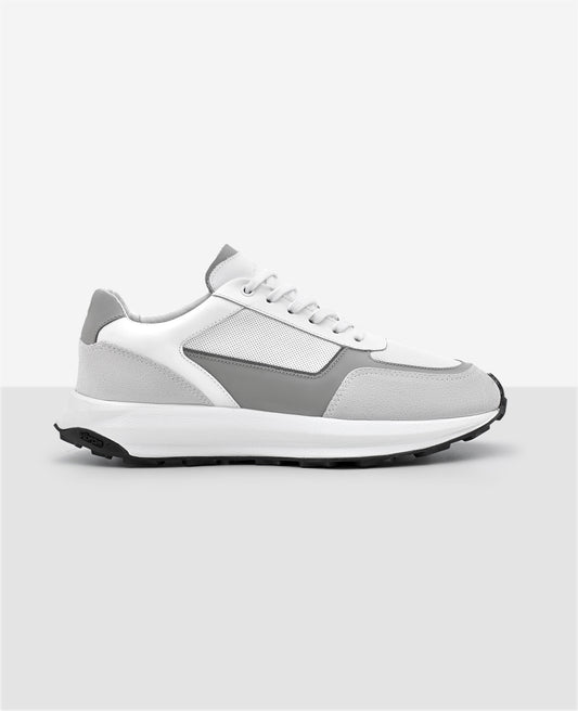 Tênis de Couro Branco 911 Carrera