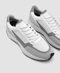 Tênis de Couro Branco 911 Carrera