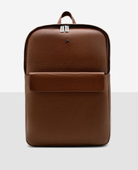 Mochila Couro Manhattan Marrom