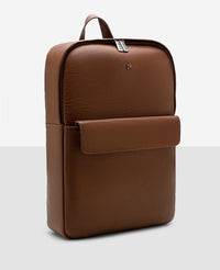 Mochila Couro Manhattan Marrom