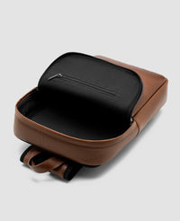 Mochila Couro Manhattan Marrom