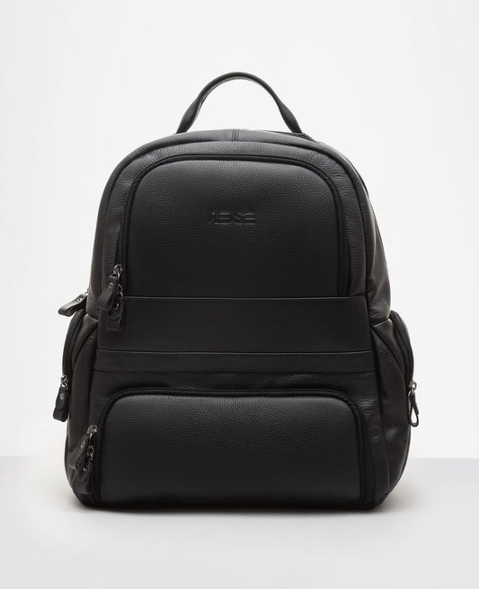 Mochila de Couro Preta Nord