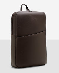 Mochila Slim Couro Marrom I NYC