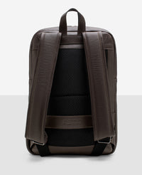 Mochila Slim Couro Marrom I NYC