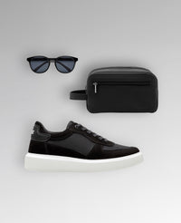 Kit Essential Reise – Tênis Carrera Preto + Necessaire Stuttgart + Óculos Silverstone