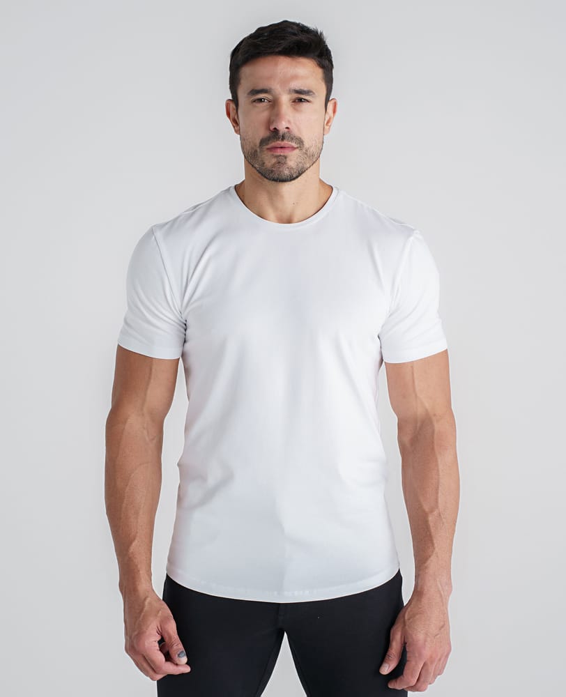 Camiseta Algodao Egipcio Branca Memphis Principal