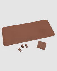 Desk Pad Workplace Marrom em Couro Premium