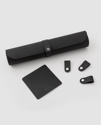 Kit Workplace Preto em Couro Premium
