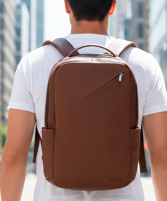 Mochila Couro Marrom I Munich