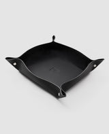 Porta Objetos Workplace Preto em Couro Premium