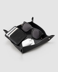 Kit Workplace Preto em Couro Premium