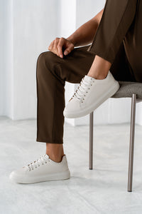 Tênis de Couro Off White RS6