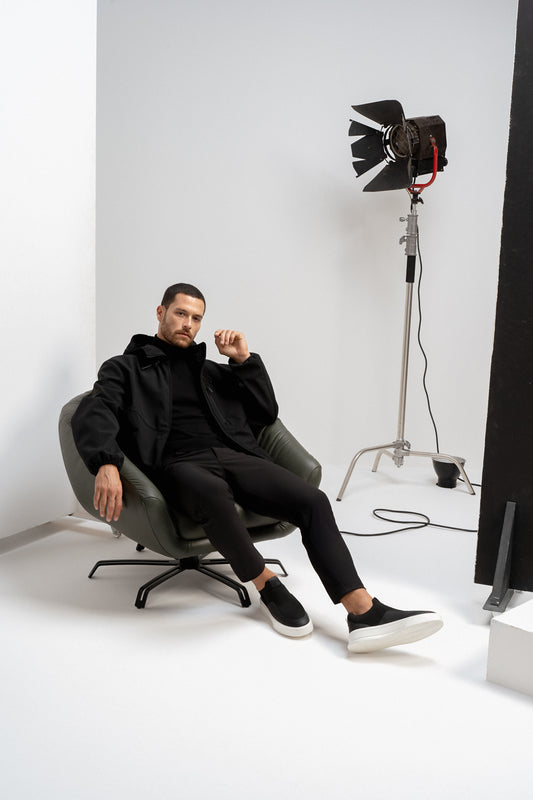 Tênis Casual Phantom Knit Preto