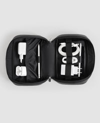 Organizador Tech Workplace Preto em Couro Premium