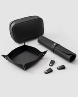 Kit Workplace Preto em Couro Premium