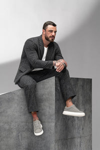 Tênis Casual Nobuck Cinza RS8 Avant