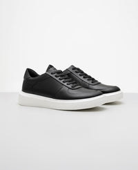 Tenis casual 911 preto vista lateral externa