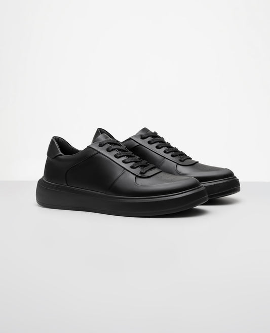 Tenis casual all black 911 vista lateral externa