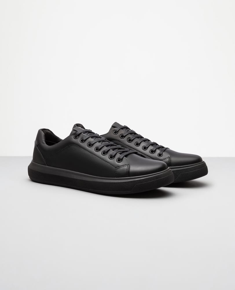 Tênis casual all black RS6 vista lateral externa