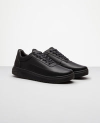 Tenis casual all black RS7 vista lateral externa