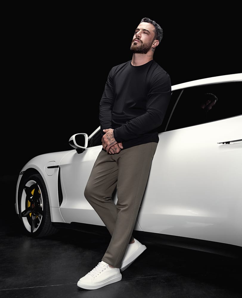 Tênis Casual Branco RS6 vista lateral externa Felipe Titto