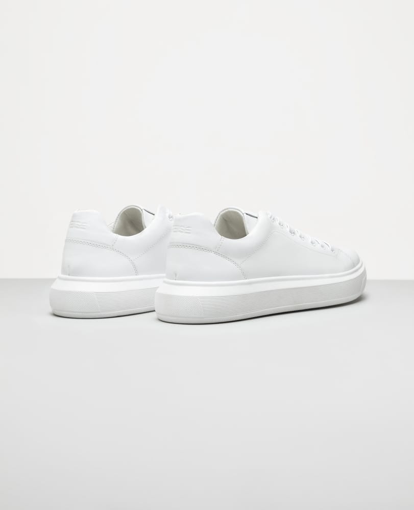 Tênis Casual Branco RS6 vista traseira do calcanhar