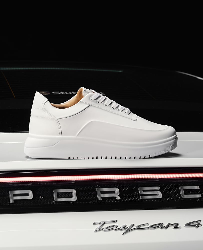 Tênis Casual Branco RS7 vista lateral interna