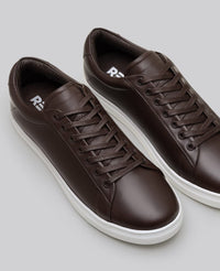 Tenis casual marrom RSX vista superior do cabedal