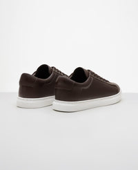 Tenis casual marrom RSX vista traseira do calcanhar