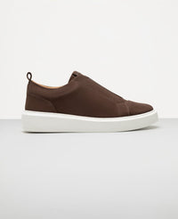 Tenis casual nobuck marrom Macan e Reise vista 3 4