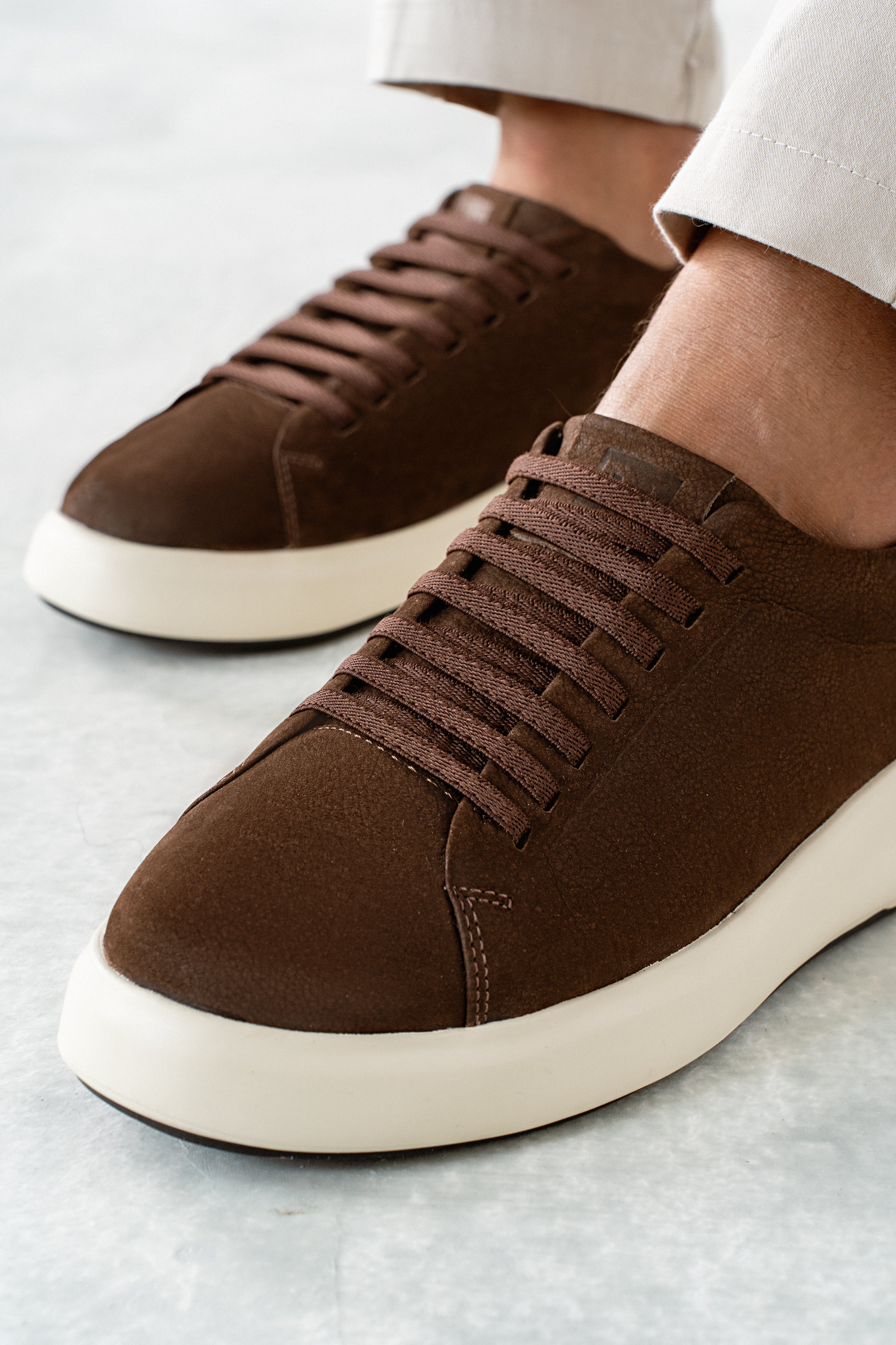 Tênis Casual Nobuck Marrom RS6 GT – Reise