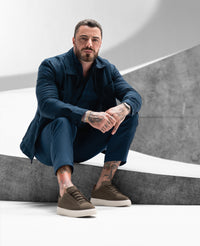 Tenis Casual Nobuck Oliva RS8 Avant No pe Felipe Titto