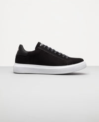 Tenis casual nobuck preto RS8 Reise vista 3 4
