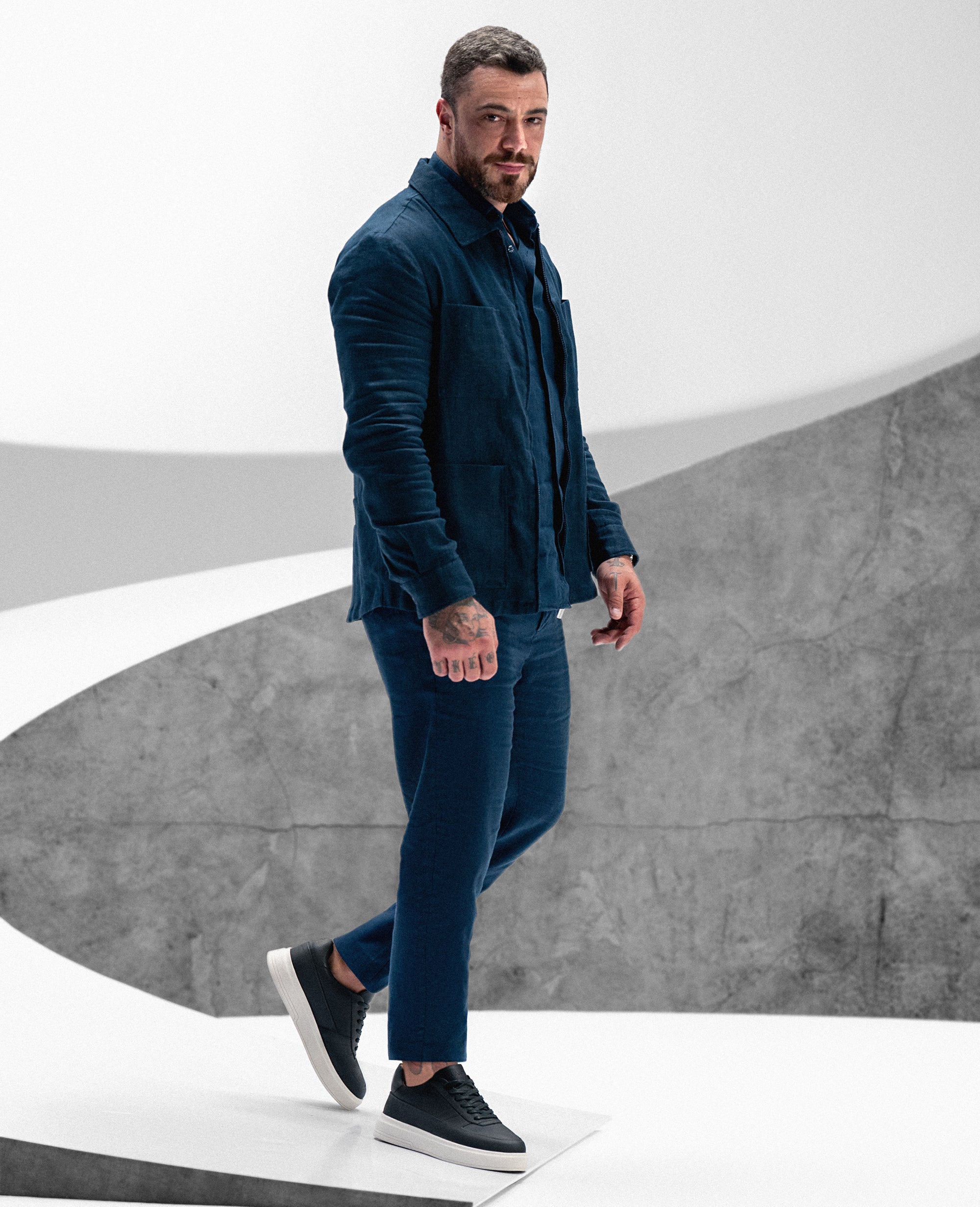 Tenis Casual Preto RS7 Avant No pe Felipe Titto