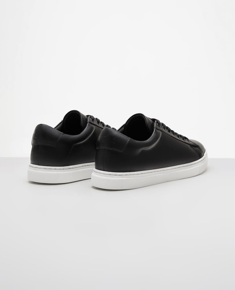 Tenis casual preto RSX vista traseira do calcanhar