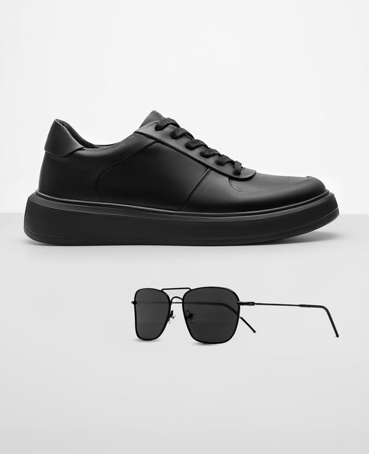Kit All Black Reise - Tênis 911 e Óculos Mônaco