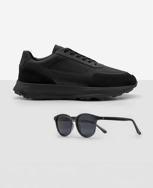 Kit Athleisure Reise – Tênis Urus All Black + Óculos Silverstone