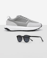 Kit Athleisure Reise – Tênis Urus Cinza + Óculos Silverstone