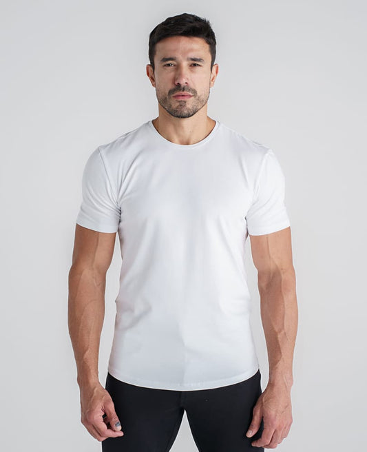 Camiseta Algodão Egípcio Branca Memphis