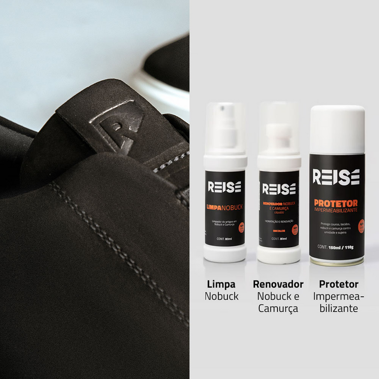 Limpeza do couro nobuck