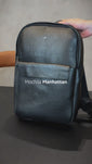 Stories de Mochila Couro Manhattan Preto