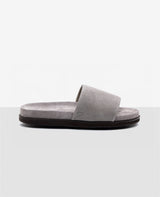 Chinelo Slide Camurça Cinza R8