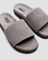 Chinelo Slide Camurça Cinza R8